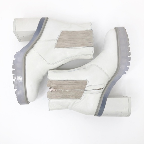 Free people ivory leather Chelsea boots - Picture 4 of 15